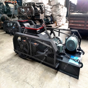 小型對輥破碎機生產線發貨圖片 小型對輥破碎機生產線發貨圖片