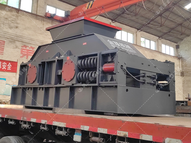 大型對輥破碎機設備 1200x800型破碎機發往吉林